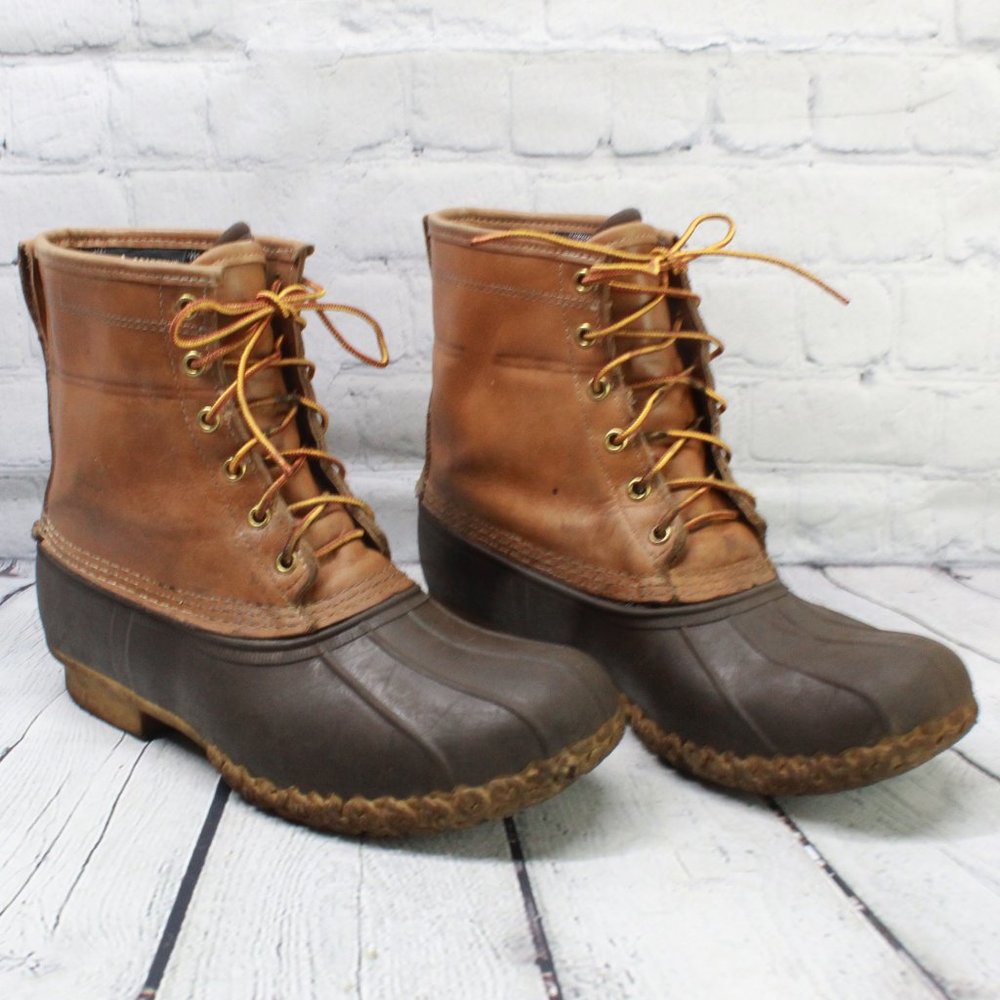 LL Bean Gore-Tex Insulated Duck Bean Boots Size 9 - Picture 3 of 9